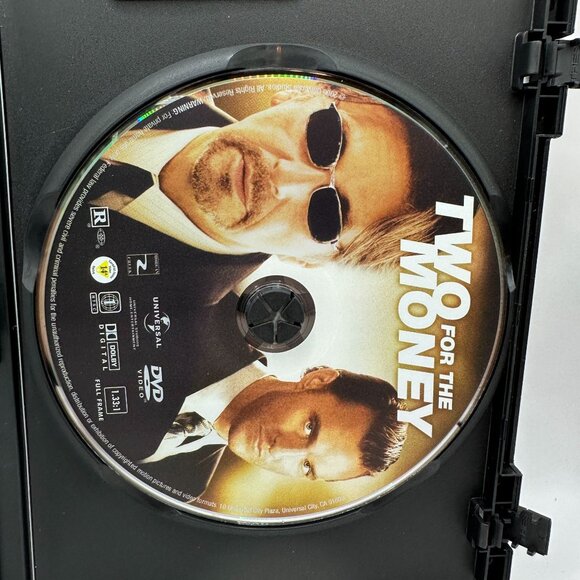 Two For The Money Full Screen Al Pacino Matthew McConaughey Universal R DVD - Picture 5 of 5